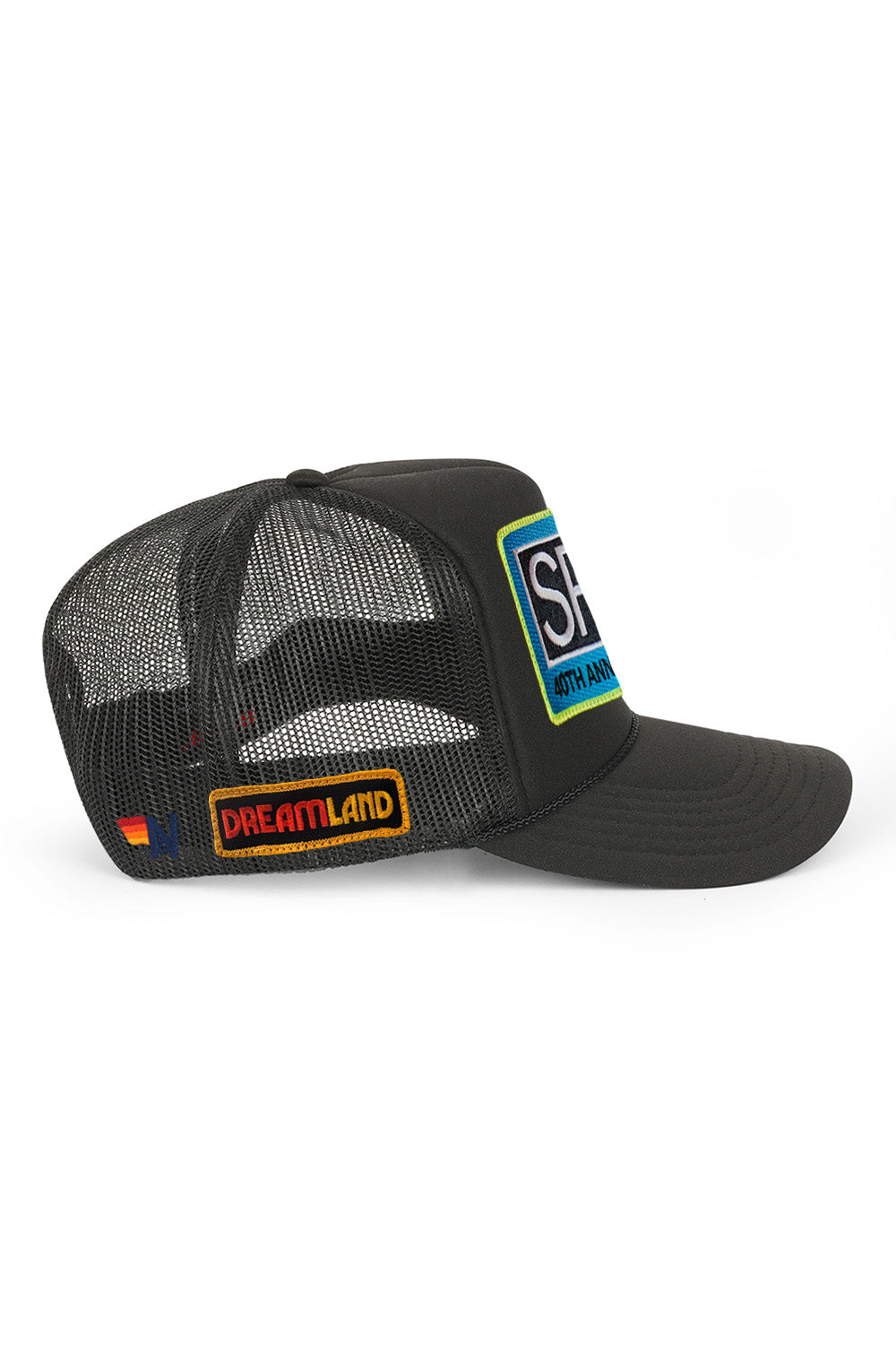 SPIN MAGAZINE 2025 VINTAGE LOW RISE TRUCKER HAT - BLACK