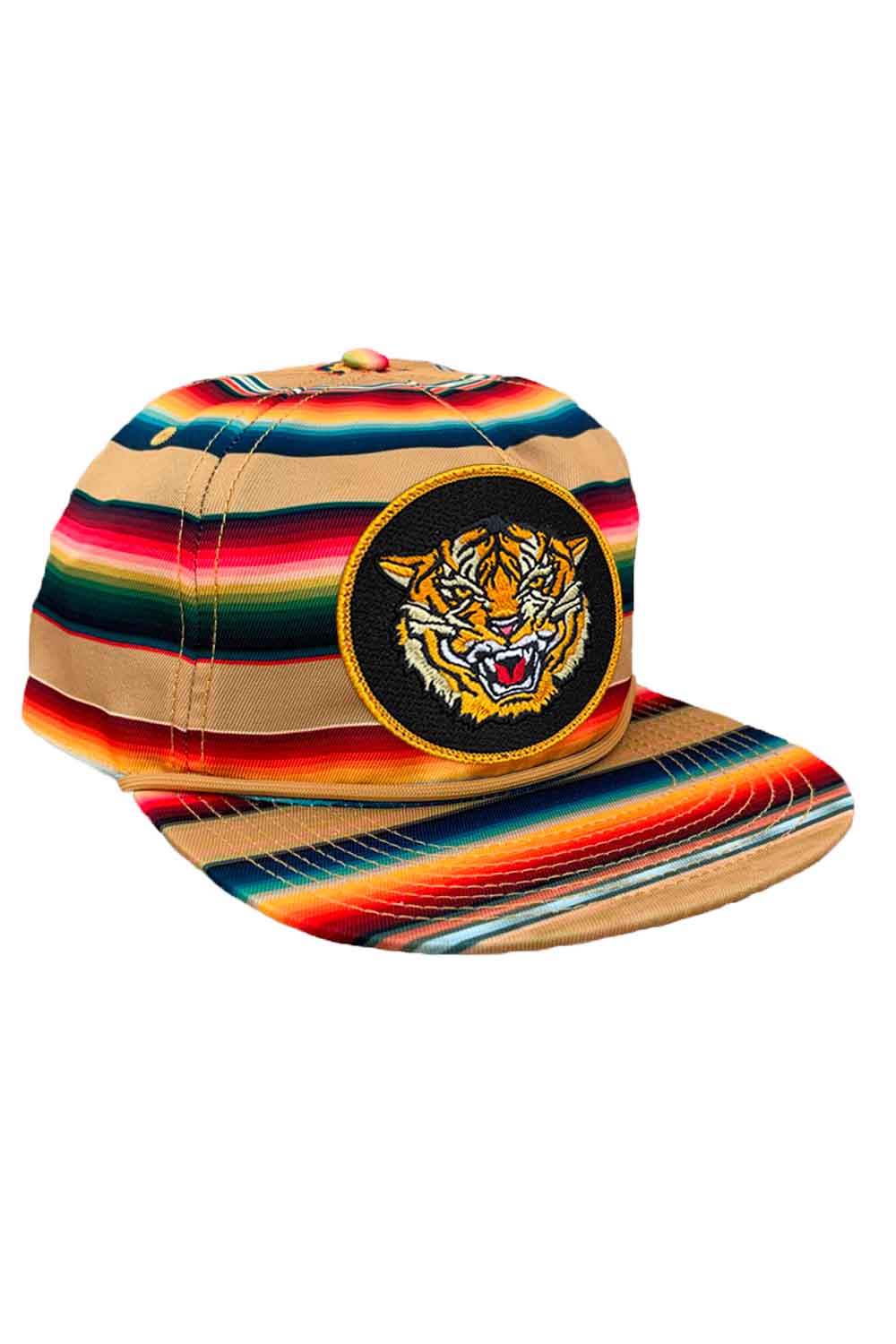 DREAMLAND TIGER TWILL TRUCKER HAT - LIGHT KHAKI