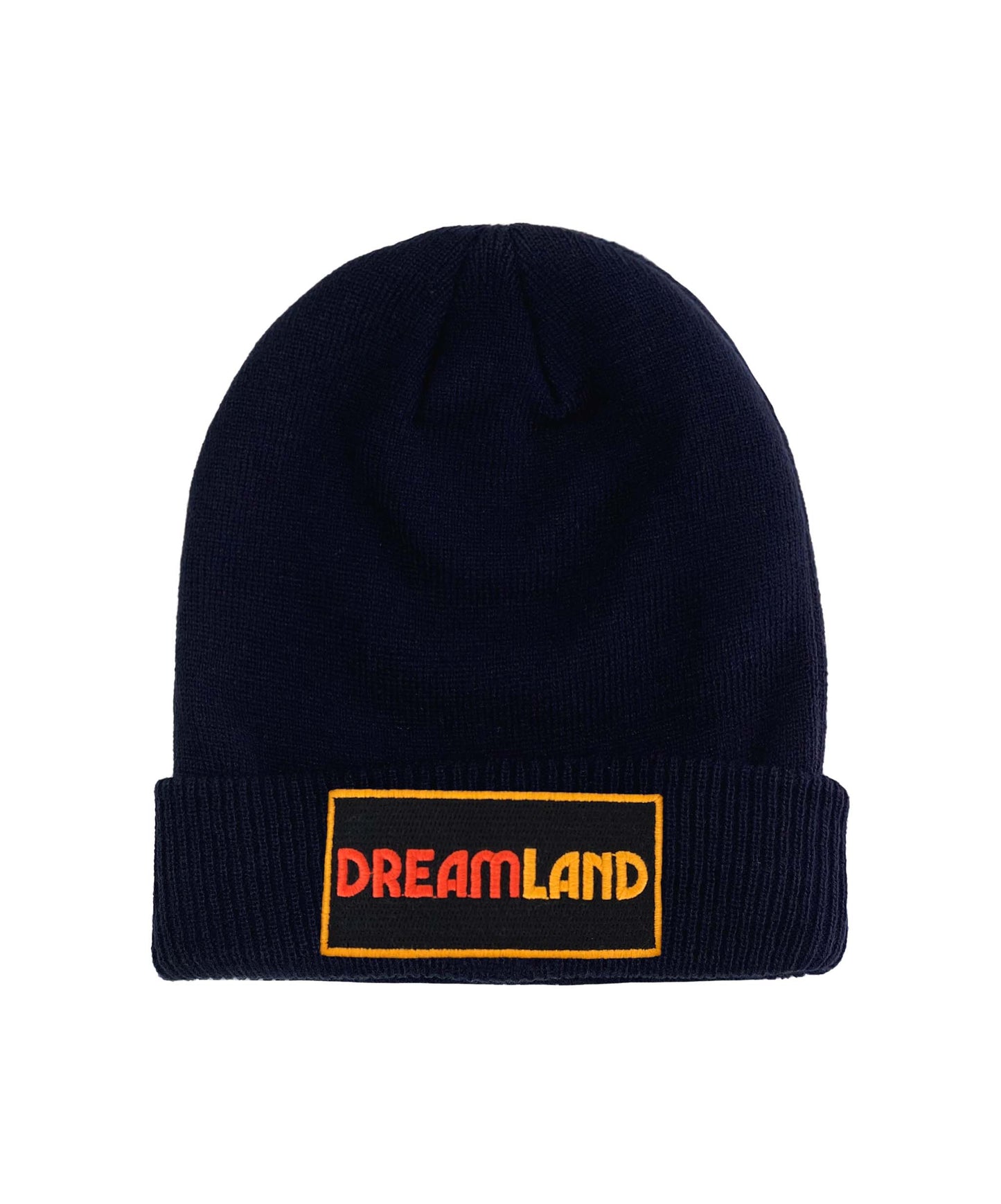 DREAMLAND LOGO RIB CUFF BEANIE - NAVY