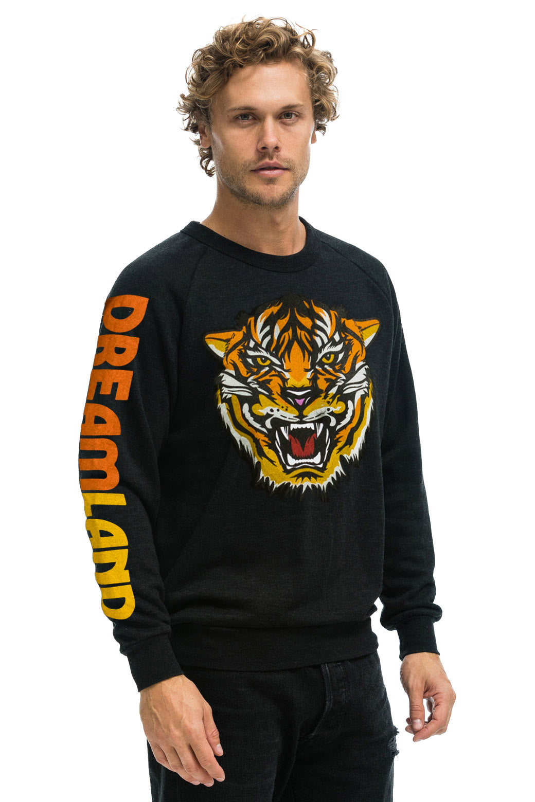 DREAMLAND TIGER SWEATSHIRT - BLACK