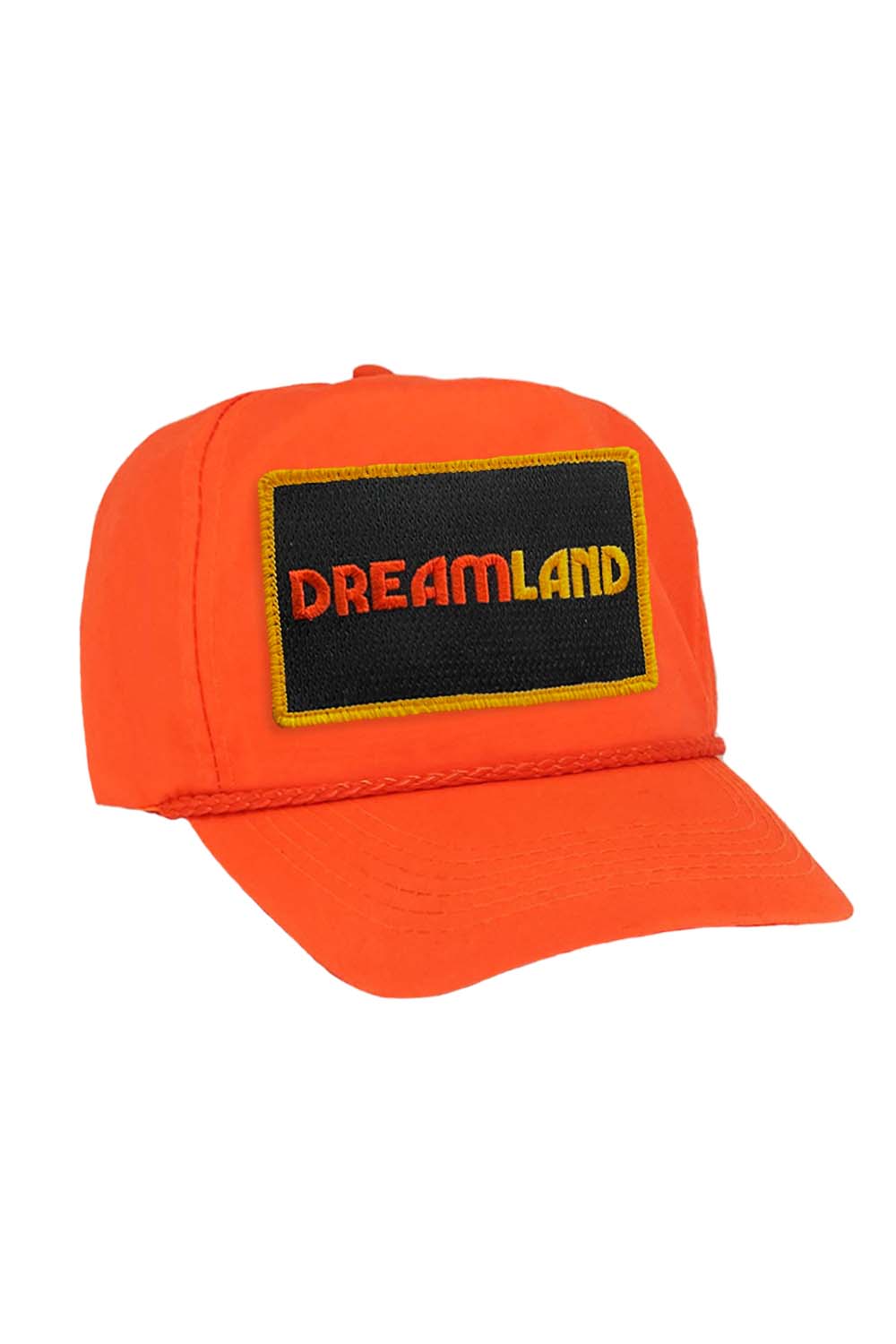 DREAMLAND VINTAGE NYLON TRUCKER HAT - NEON ORANGE
