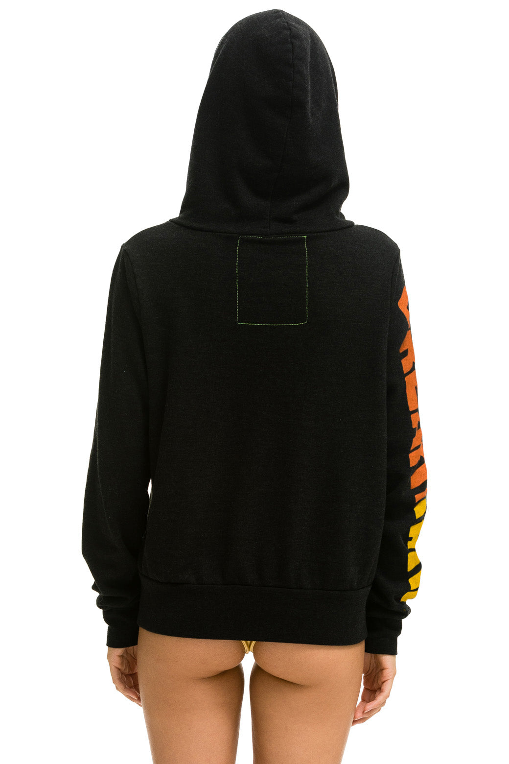 DREAMLAND TIGER ZIP HOODIE - BLACK