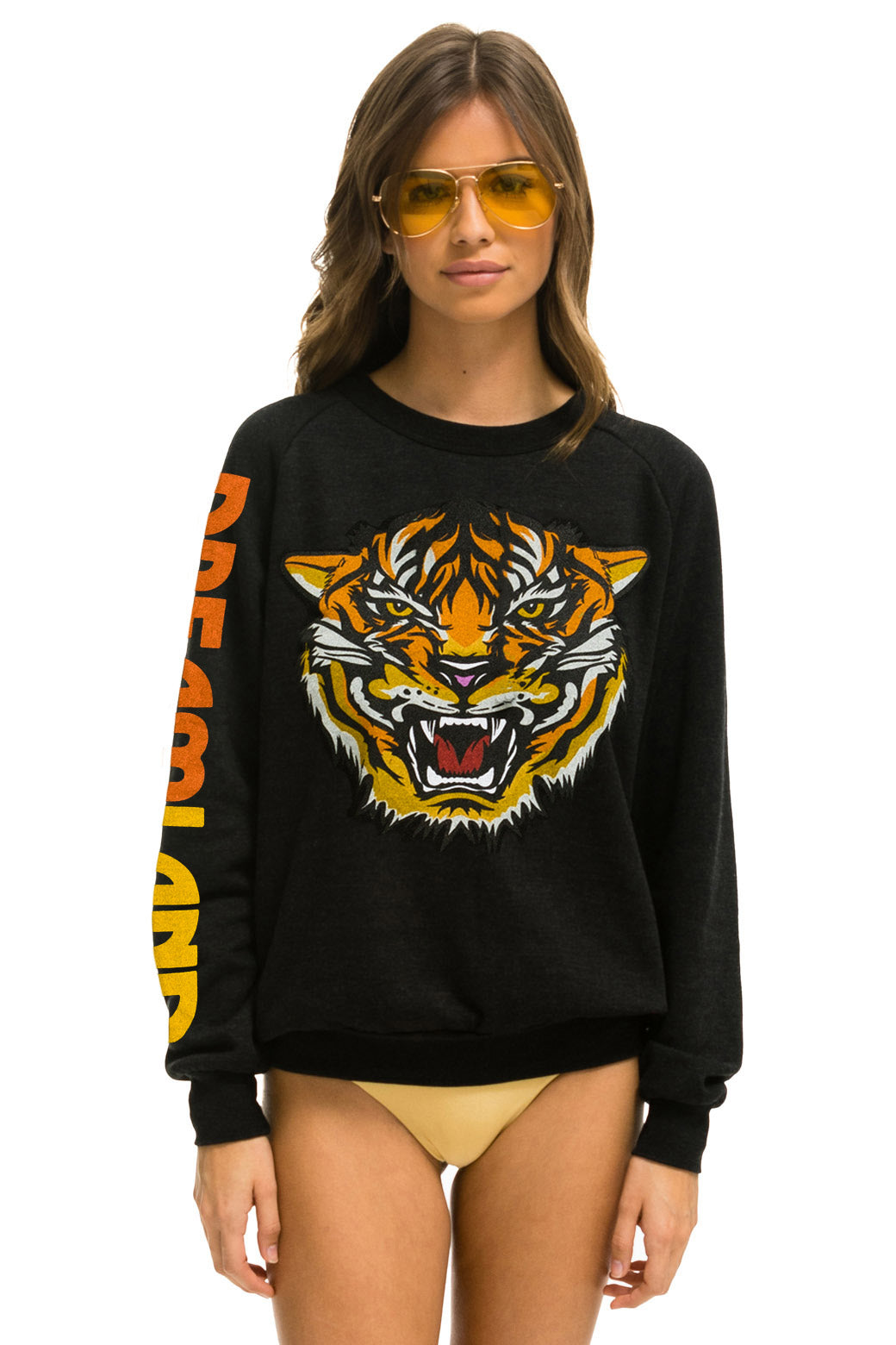 DREAMLAND TIGER SWEATSHIRT - BLACK