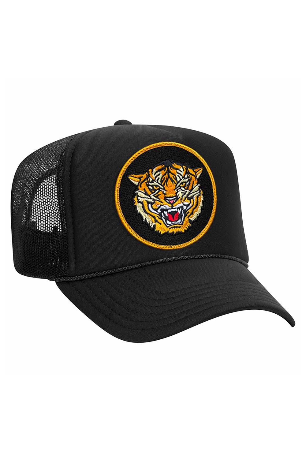 DREAMLAND TIGER VINTAGE TRUCKER HAT - BLACK