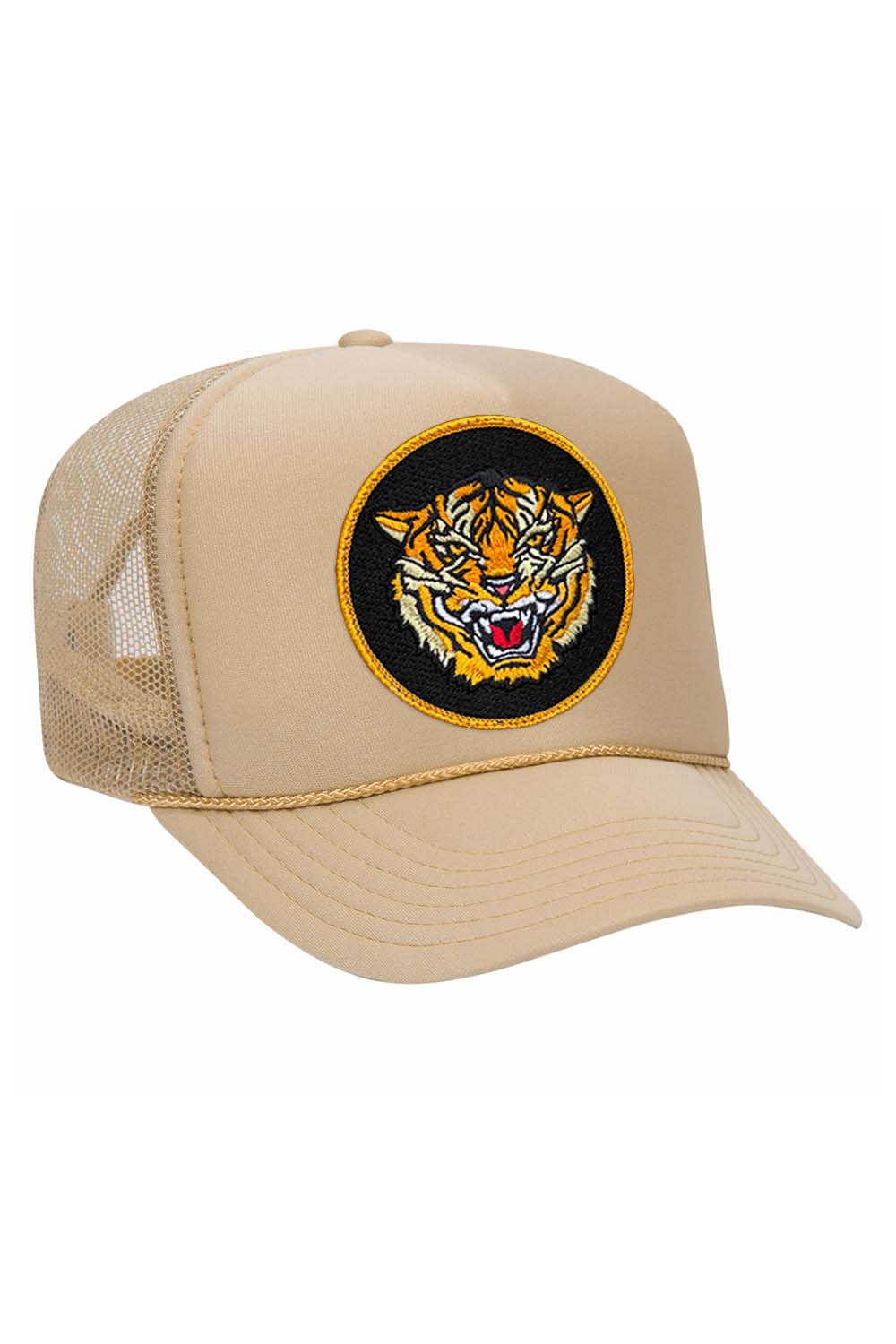 DREAMLAND TIGER VINTAGE TRUCKER HAT - KHAKI