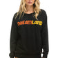 DREAMLAND LOGO SWEATSHIRT - BLACK